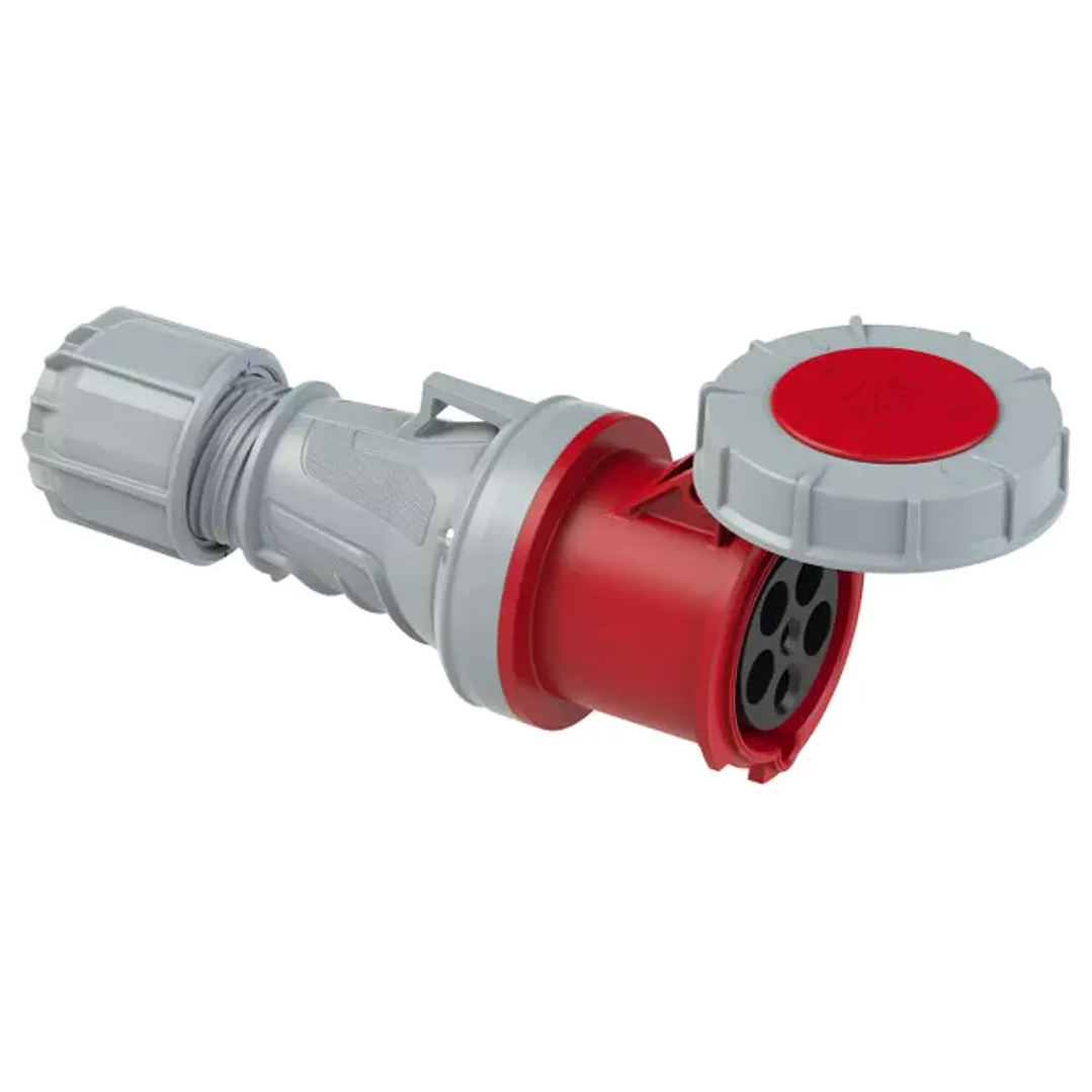 PCE 235-6 - Ficha CEE trifásica fêmea 5 pólos (3P+N+T) 63A IP67 PCE2356 PCE 1