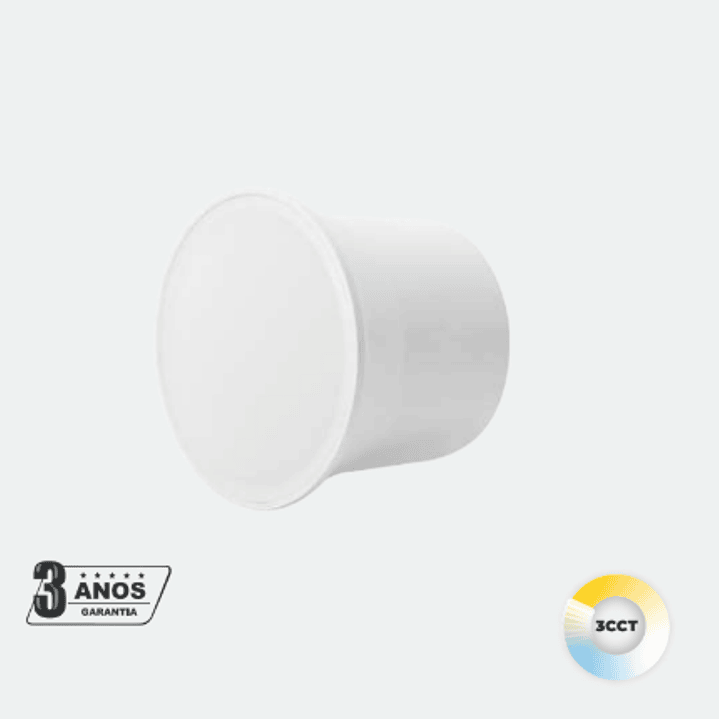  Módulo LED para aro GU10 3CCCT 7W 630Lm 120º Branco IP44 Maxled 1