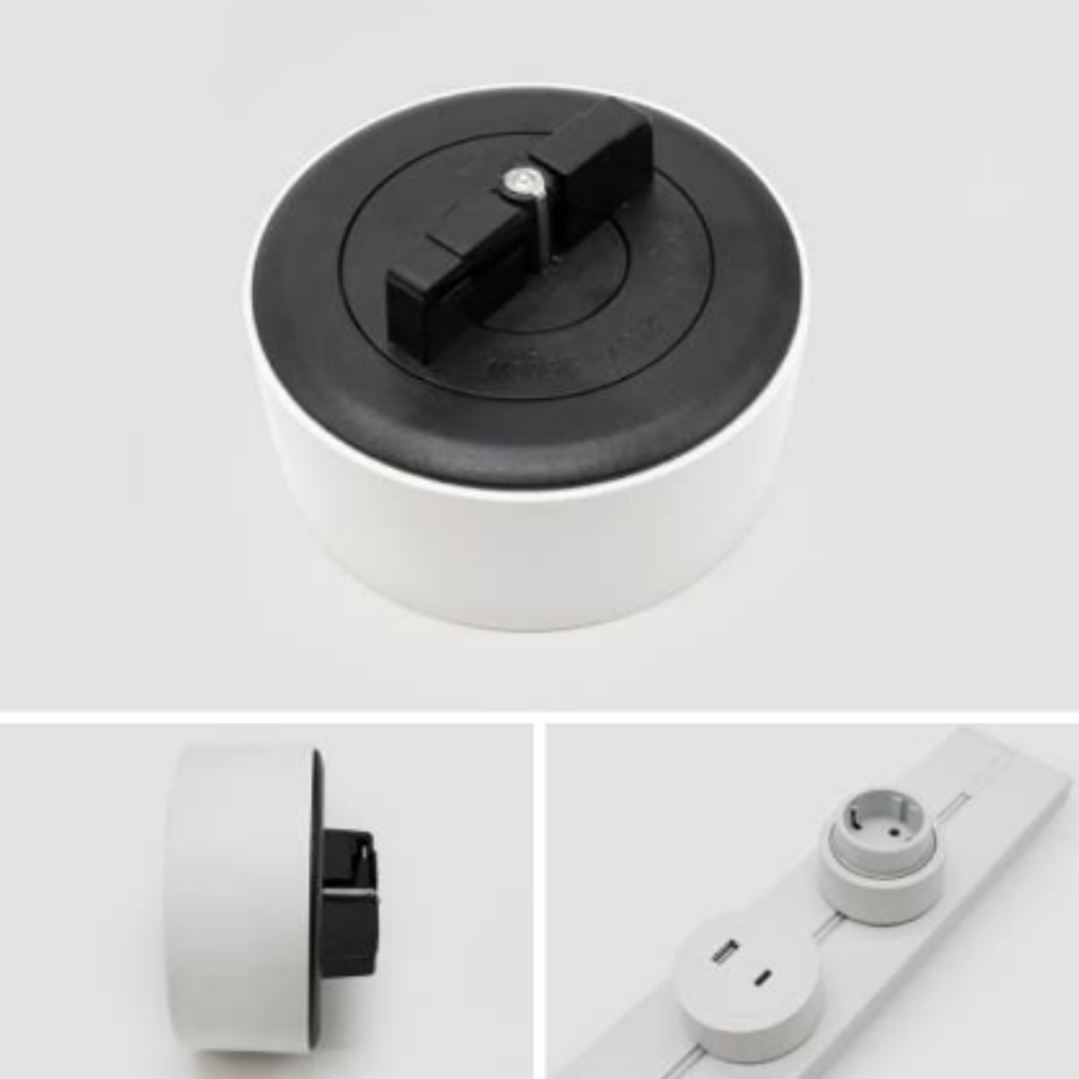 Tomada Magnética USB A+C Branco - R-Electric 4