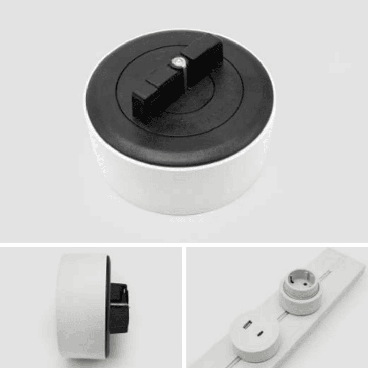 Tomada Magnética USB A+C Branco - R-Electric 4