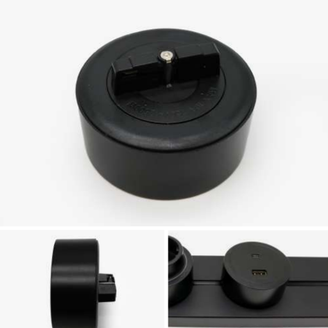 Tomada Magnética USB A+C Preto - R-Electric 4