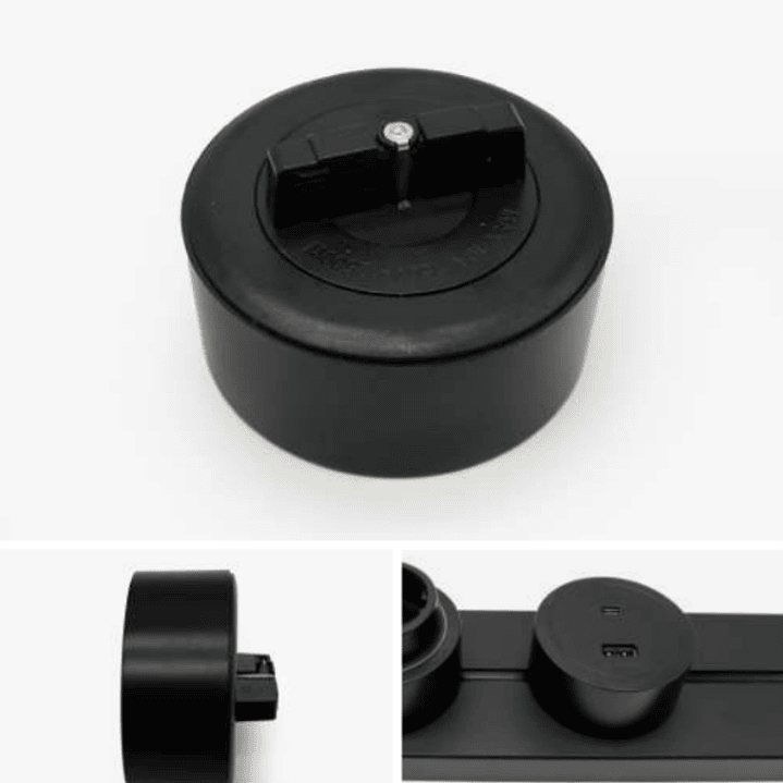 Tomada Magnética USB A+C Preto - R-Electric 4