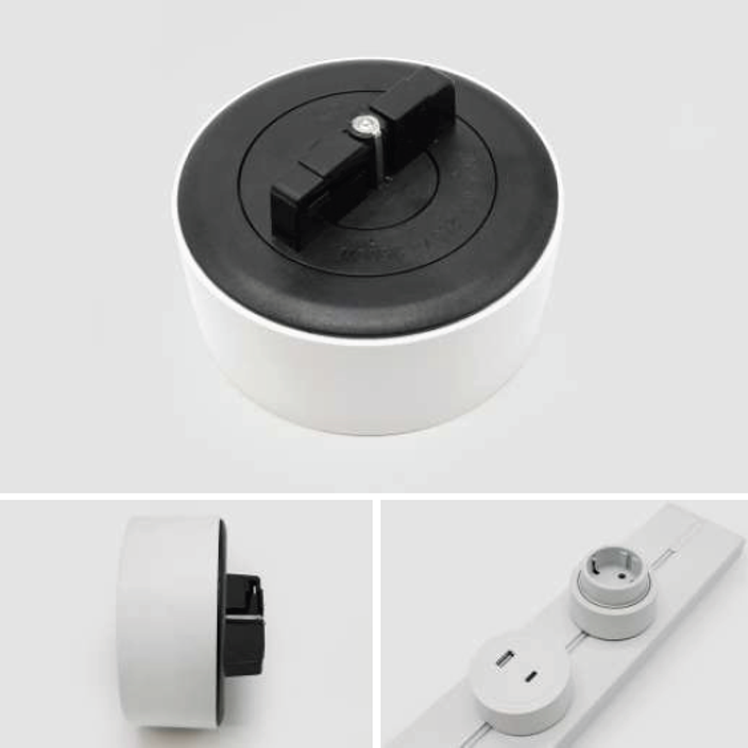 Tomada Magnética USB A+C com LED Branco - R-Electric 5