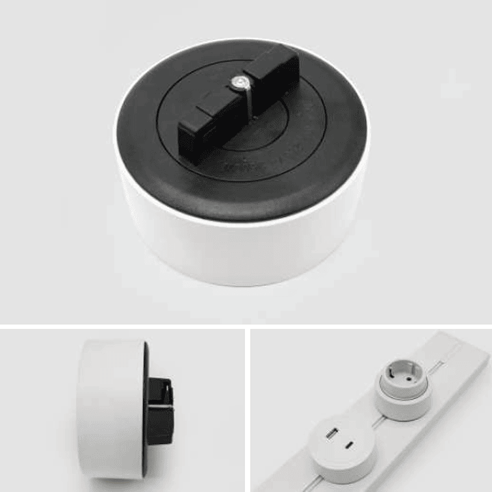 Tomada Magnética USB A+C com LED Branco - R-Electric 5