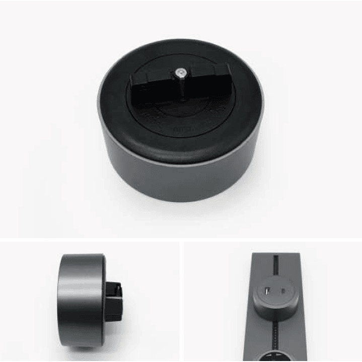 Tomada Magnética USB A+C com LED Cinza - R-Electric 5