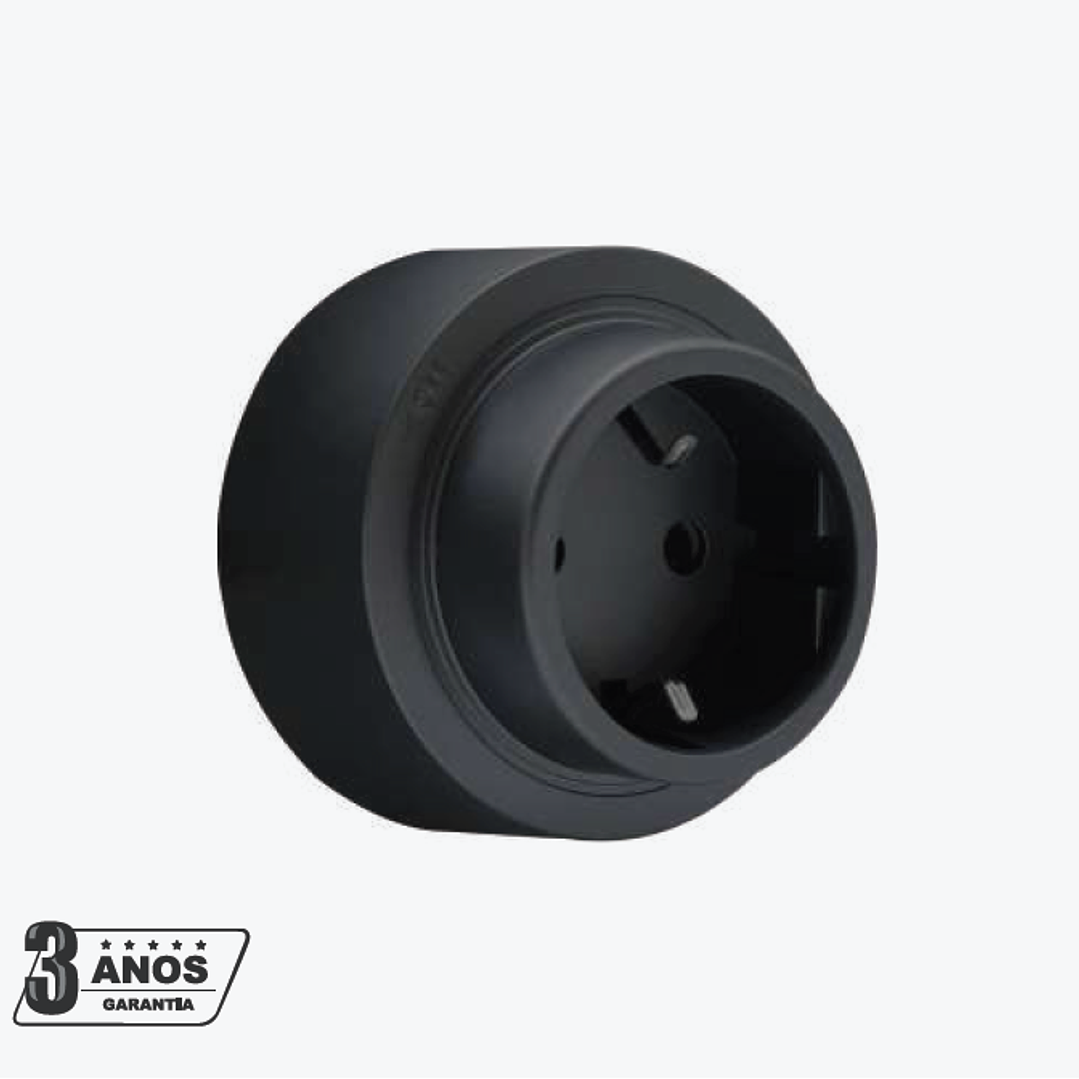 Tomada Magnética UE Preto - R-Electric 1