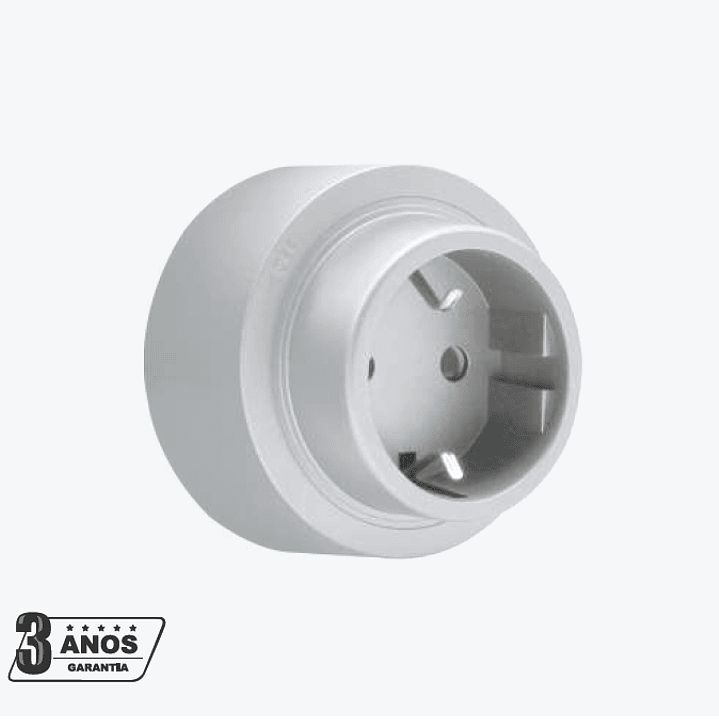 Tomada Magnética UE Branco - R-Electric 2