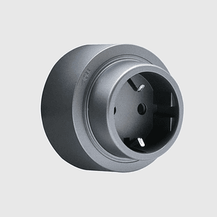 Tomada Magnética UE Cinza - R-Electric