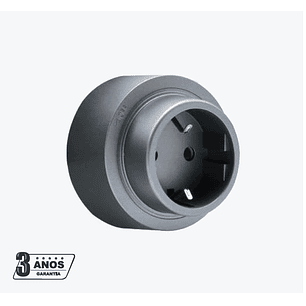 Tomada Magnética UE Cinza - R-Electric