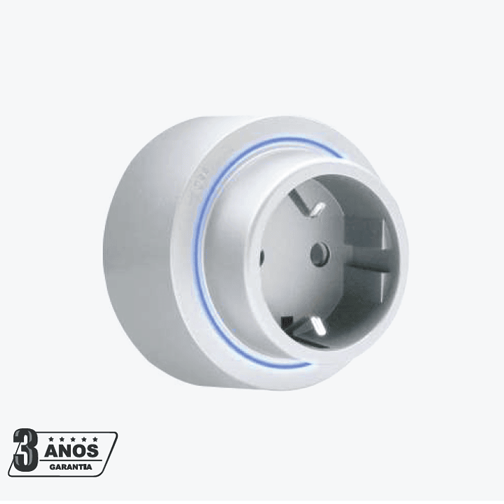 Tomada Magnética UE com LED Branco - R-Electric 1