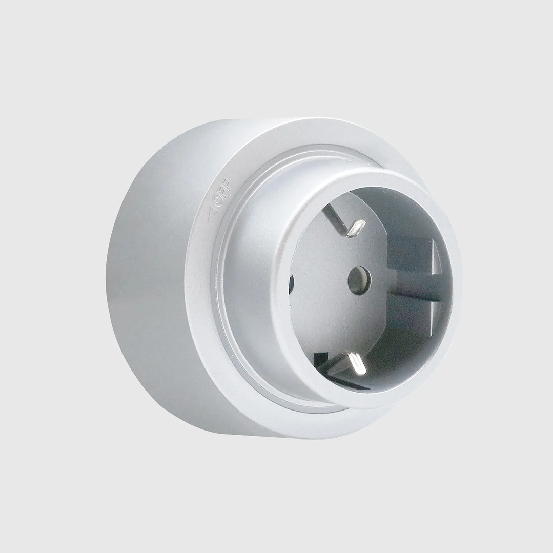 Tomada Magnética UE com LED Branco - R-Electric 3