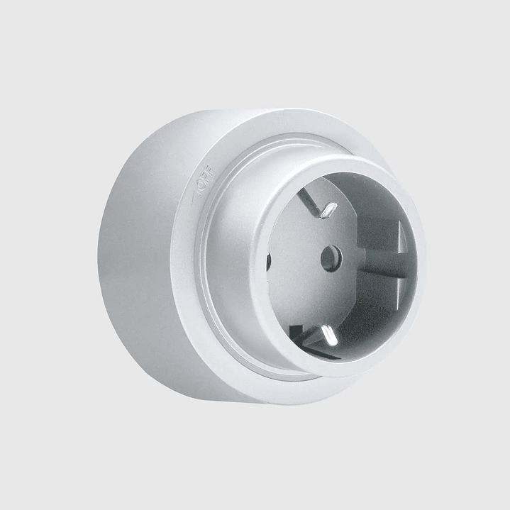 Tomada Magnética UE com LED Branco - R-Electric 3