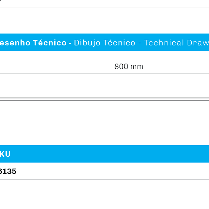 Calha Tomadas Magnéticas Simples 400/800/1200mm Preto - R-Electric 9