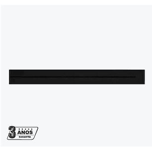 Calha Tomadas Magnéticas Simples 400/800/1200mm Preto - R-Electric