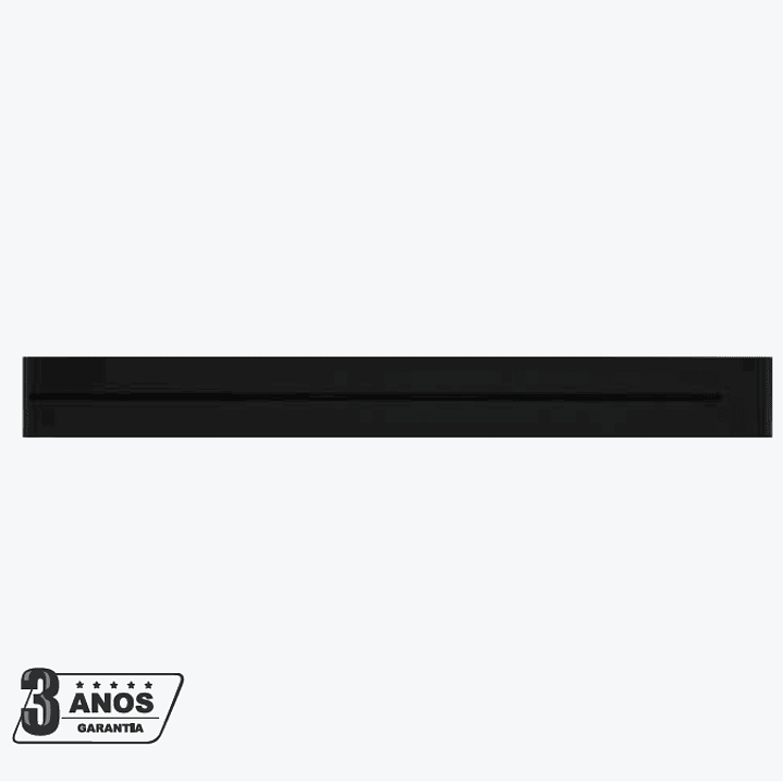 Calha Tomadas Magnéticas Simples 400/800/1200mm Preto - R-Electric 2