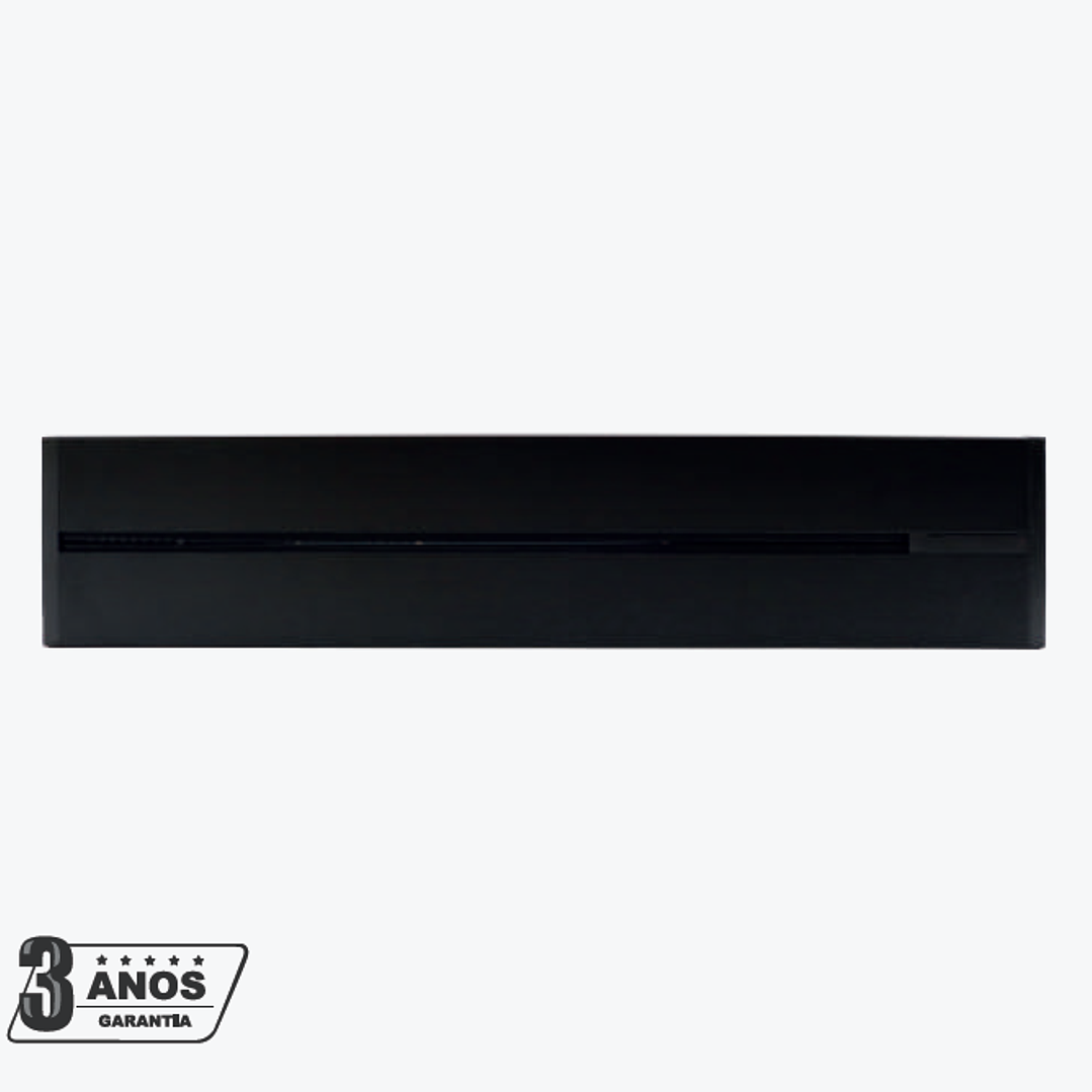 Calha Tomadas Magnéticas Simples 400/800/1200mm Preto - R-Electric 1