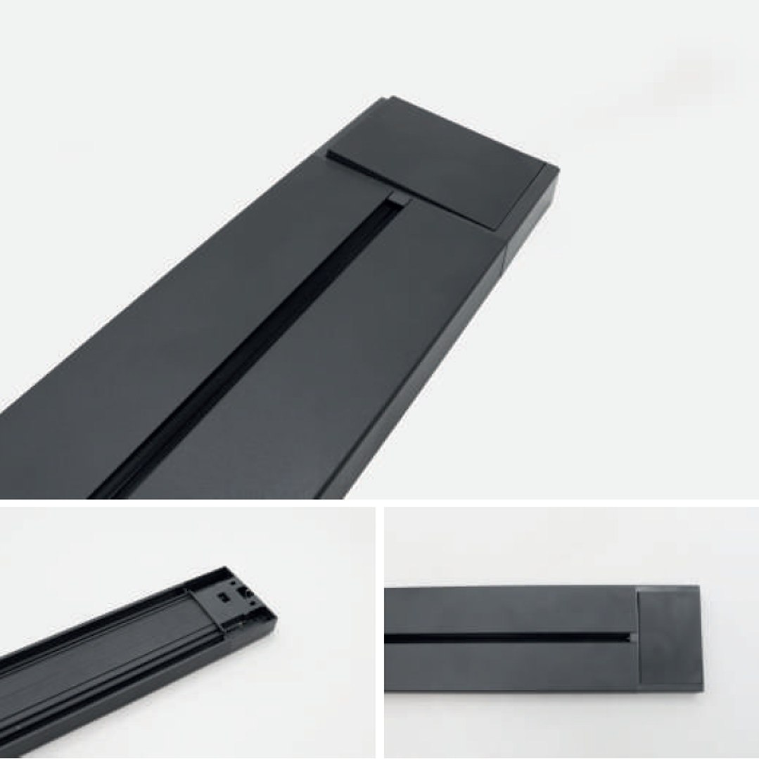 Calha Tomadas Magnéticas Com Interruptor 400/800/1200mm Cinza - R-Electric 4