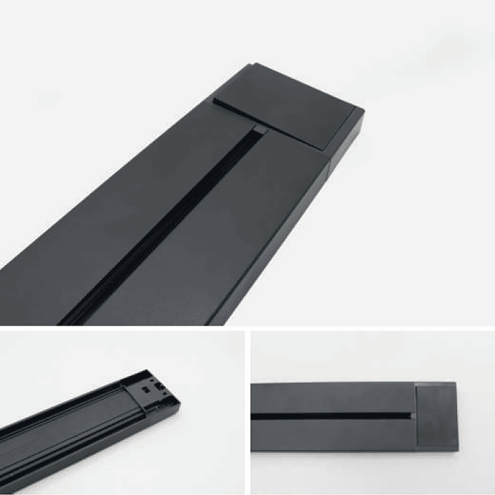 Calha Tomadas Magnéticas Com Interruptor 400/800/1200mm Cinza - R-Electric 4