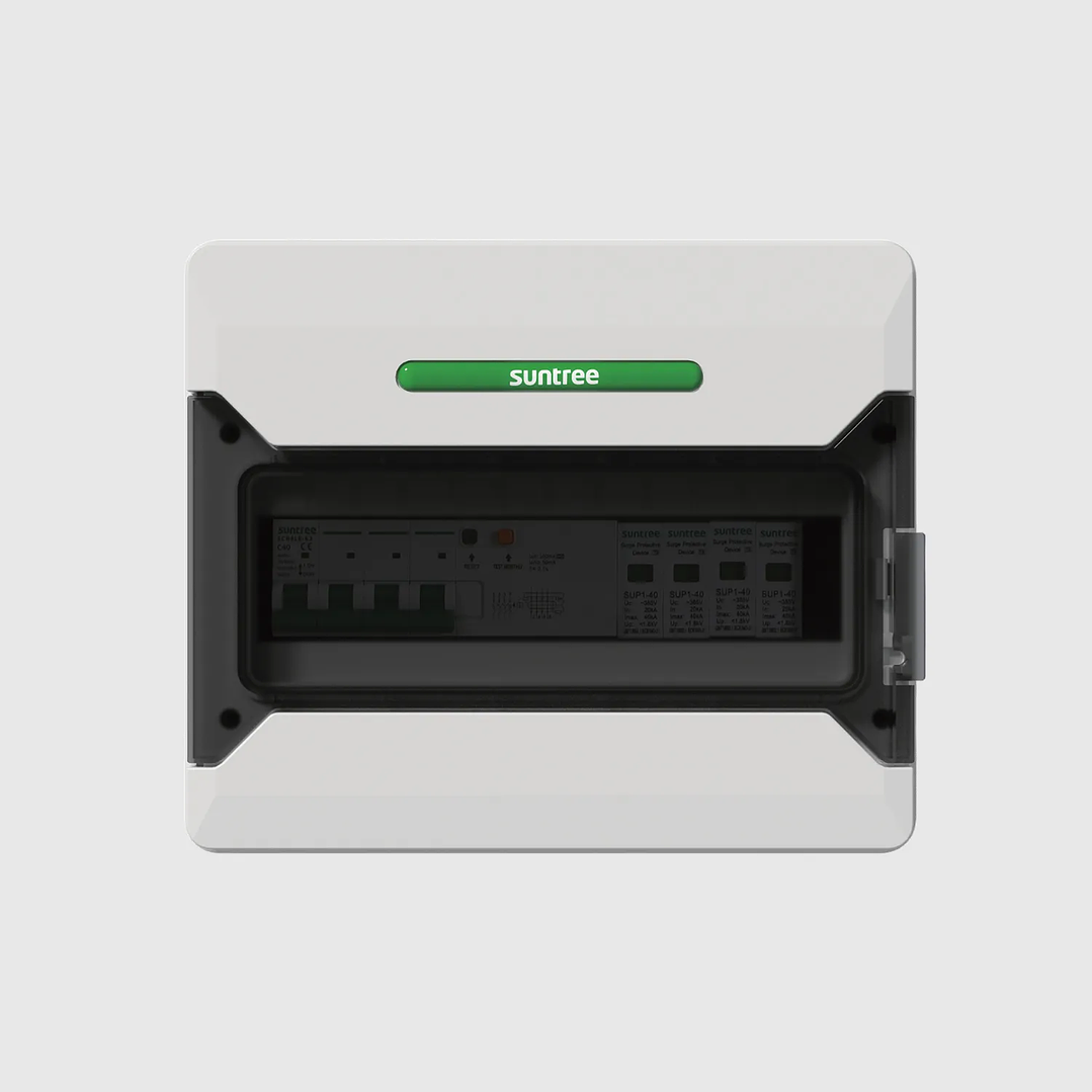 Quadro Elétrico Pré-Montado para carregador VE Monofásico AC230V 40A Suntree 1