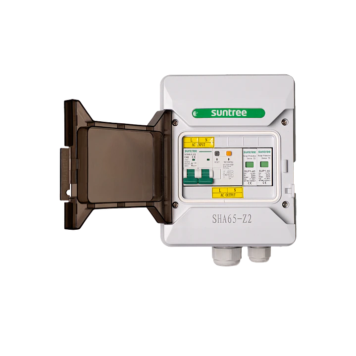 Quadro Elétrico Pré-Montado para carregador VE Monofásico AC230V 40A Suntree 1