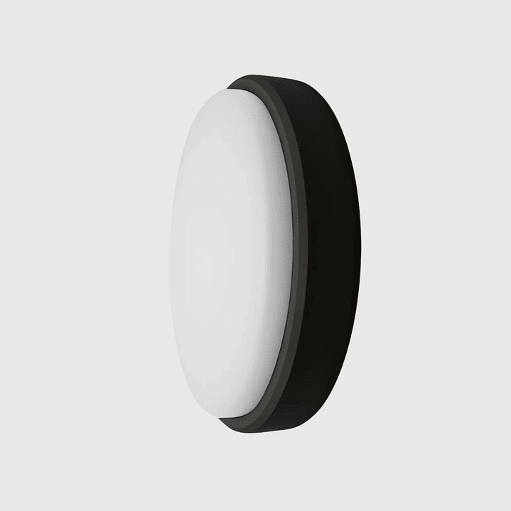 Aplique Plafon LED 23W/18W/12W 3CCT Redondo Ø28 cm 2415Lm Preto IP65 Maxled 2