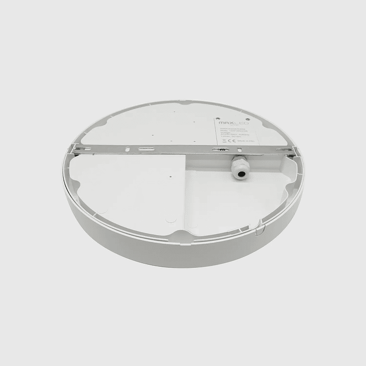 Aplique Plafon LED 23W/18W/12W 3CCT Redondo Ø28 cm 2415Lm Branco IP65 Maxled 3