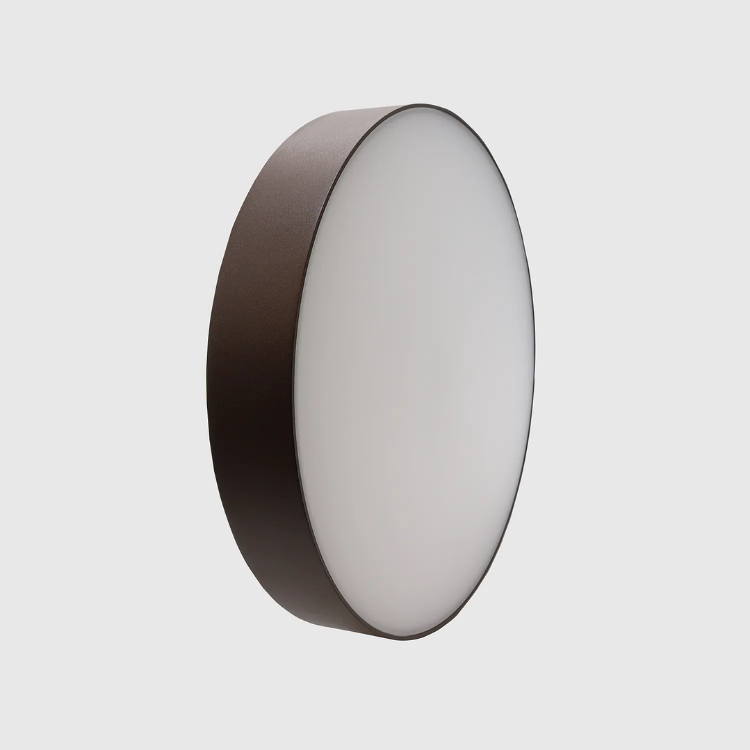 Aplique Plafon LED 30W 3CCT Redondo Ø32 cm 2800Lm Corten IP65 Maxled 1