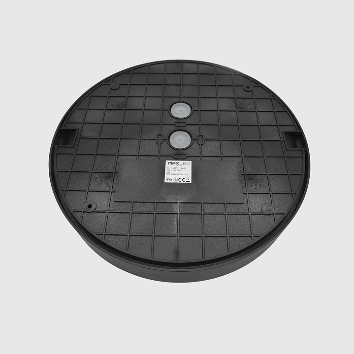 Aplique Plafon LED 30W 3CCT Redondo Ø32 cm 2800Lm Antracite IP65 Maxled 3