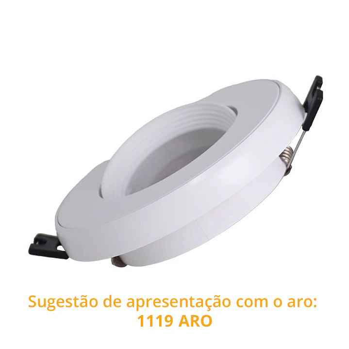 Aro de encastrar ONIRO Para GU10 redondo Alt.2,5xD.9cm policarbonato (PC) branco 2