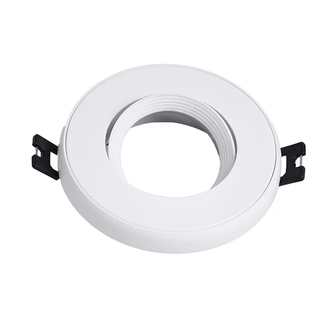 Aro de encastrar ONIRO Para GU10 redondo Alt.2,5xD.9cm policarbonato (PC) branco 3
