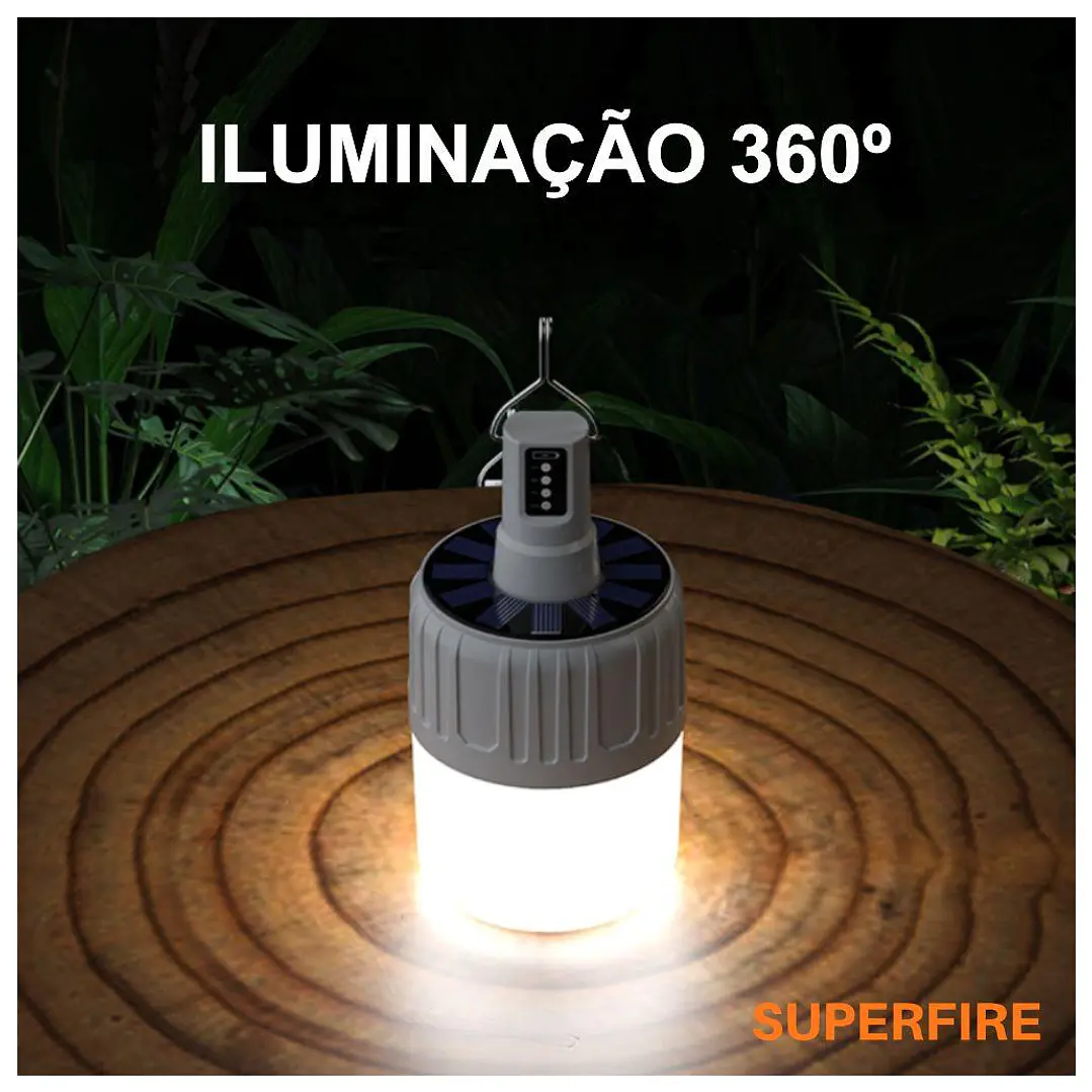 Lanterna Solar 18W 500lm SUPERFIRE 4
