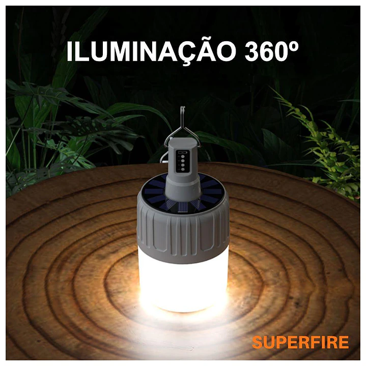 Lanterna Solar 18W 500lm SUPERFIRE 4
