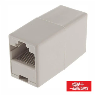 Ficha Adaptador RJ45 8p8c Fêmea / Fêmea