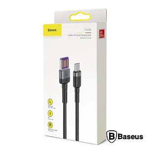 Cabo USB HW Qc 3.0 P/ USB-C 5a 1M 40W Preto Cafule BASEUS