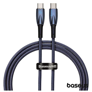 Cabo USB-C Macho P/ USB-C Macho 100W 1m Glimmer BASEUS