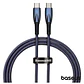 Cabo USB-C Macho P/ USB-C Macho 100W 1m Glimmer BASEUS - thumbnail 2