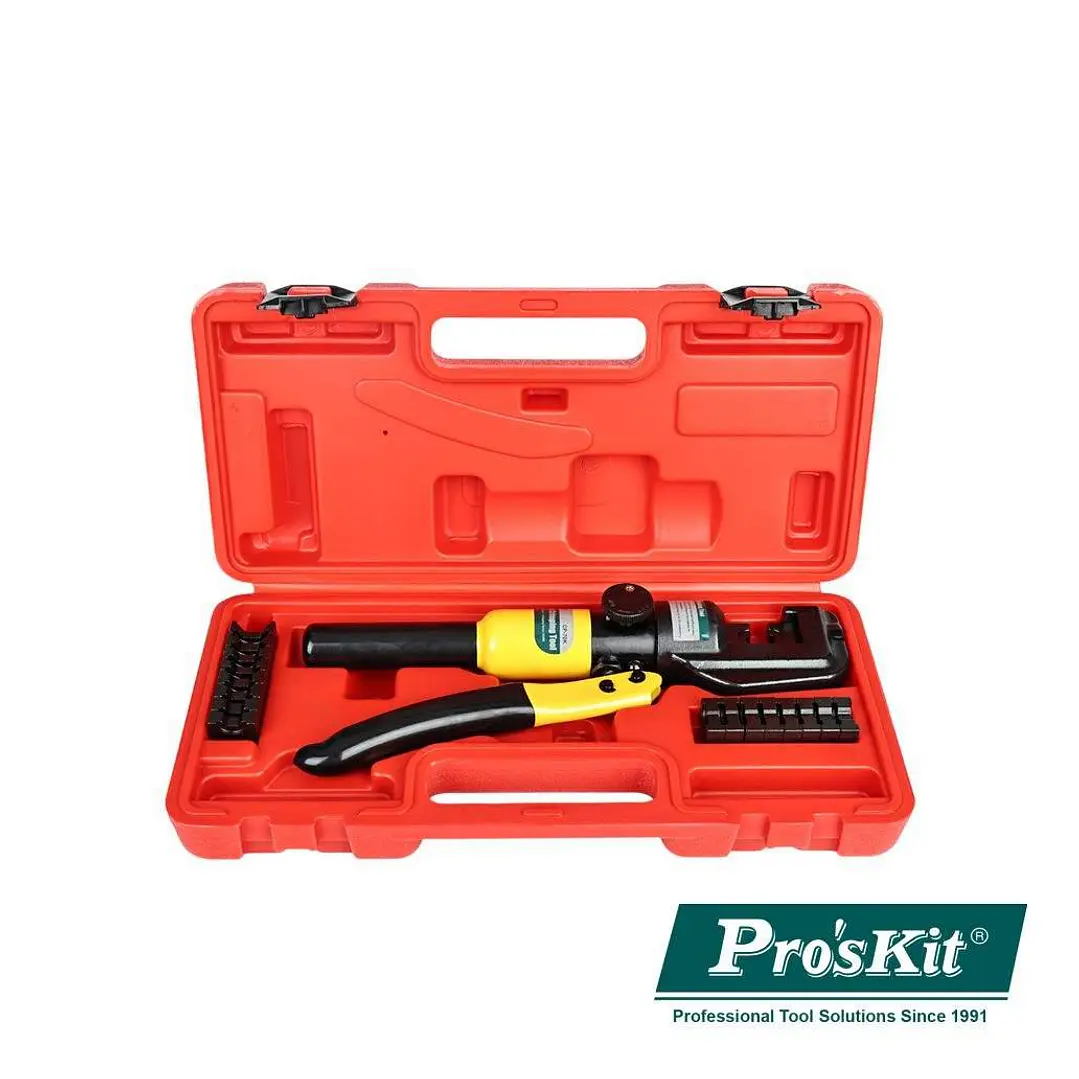 Alicate de Cravar Terminais Hidráulico c/Mala e 9 Ponteiras 1