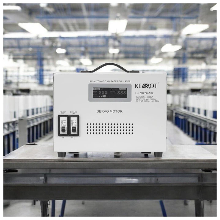 Estabilizador Automático Tensão Servomotor 10000VA Kemot 3