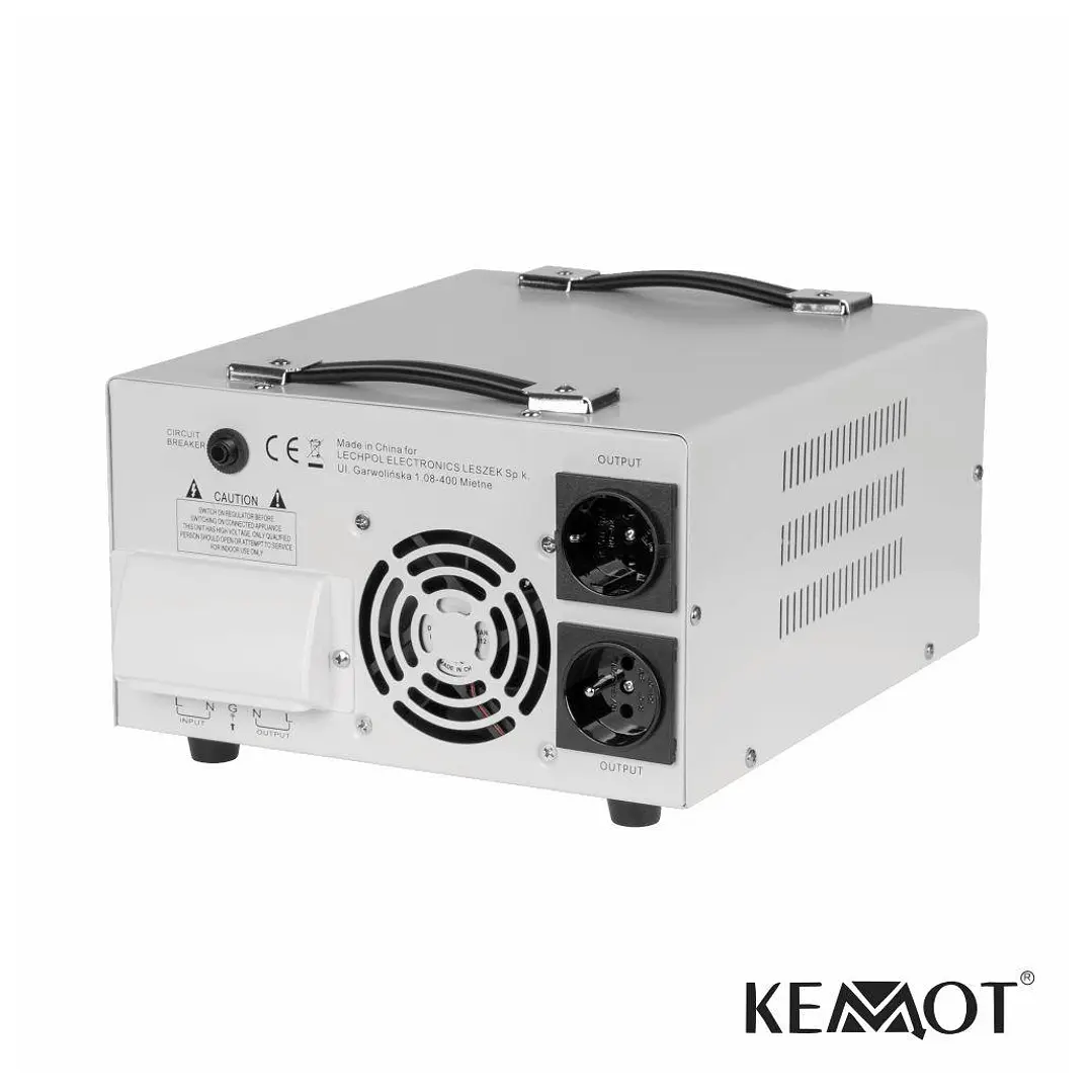 Estabilizador Automático Tensão Servomotor 5000VA Kemot 2