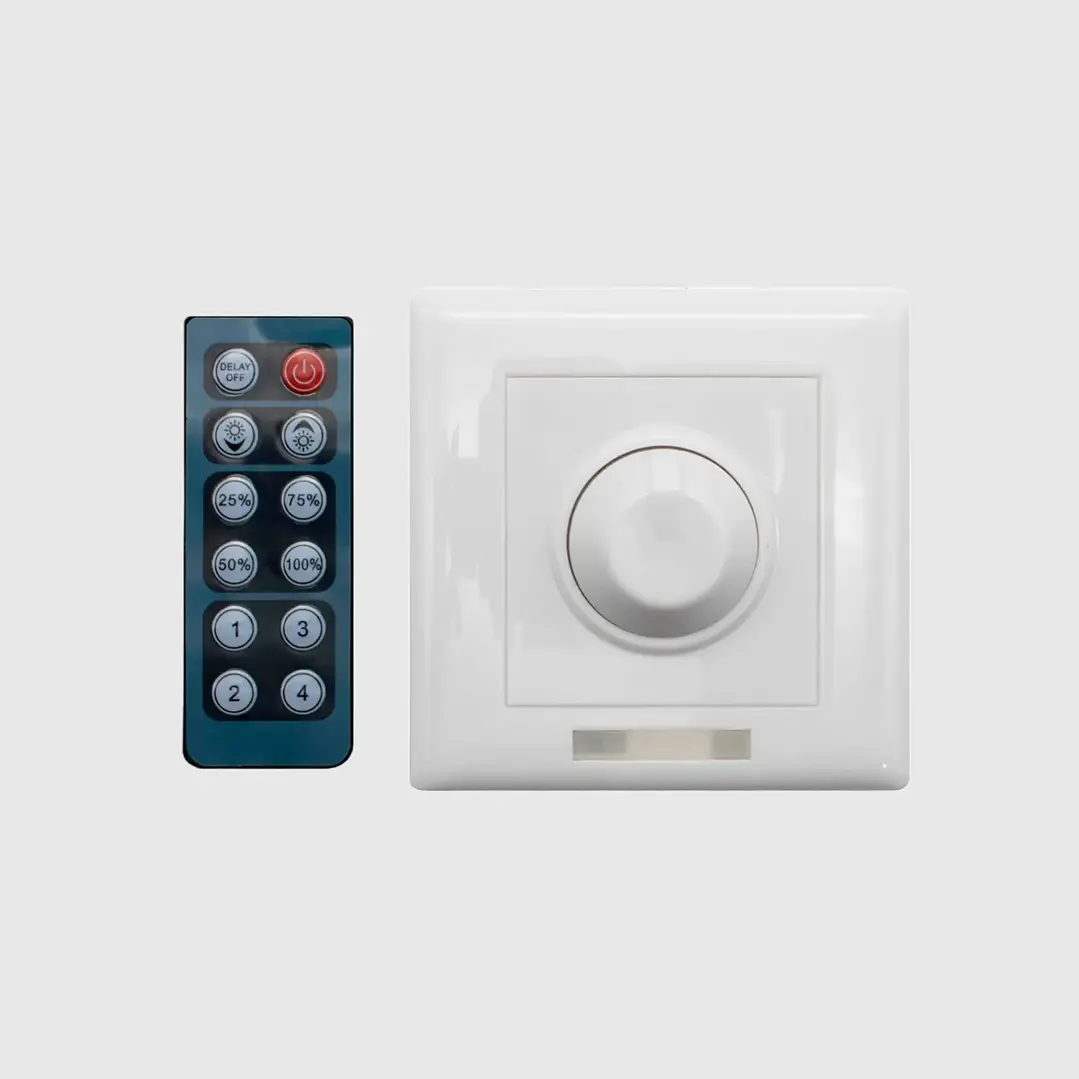 Controlador Dimmer Saliente Embutir Com Comando IR 1