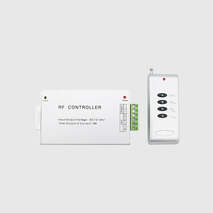 Controlador Rádio Frequência RF RGB DC12