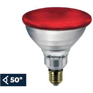 Lâmpada PAR38 E27 Infravermelho - 175W - Aquecimento de Pratos - Dimavél - Maxled