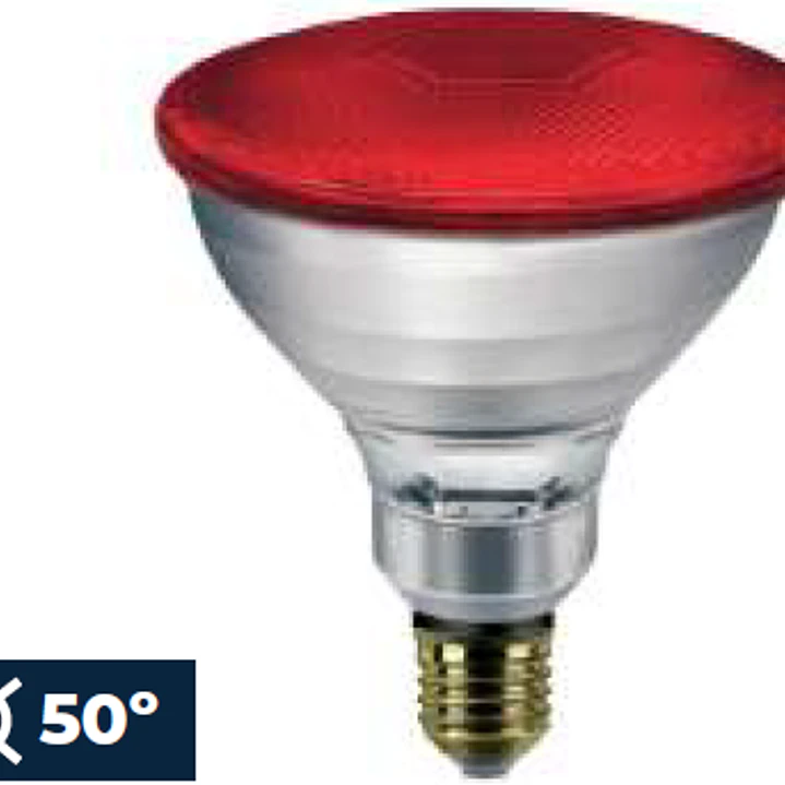 Lâmpada PAR38 E27 Infravermelho - 175W - Aquecimento de Pratos - Dimavél - Maxled 1