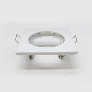 Aro Gu10 Fixo quadrado branco - Maxled