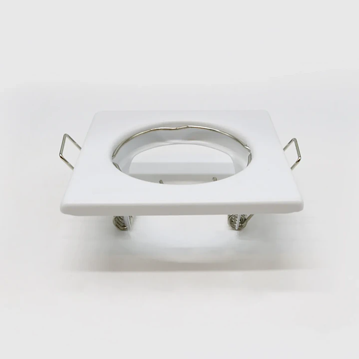 Aro Gu10 Fixo quadrado branco - Maxled 2