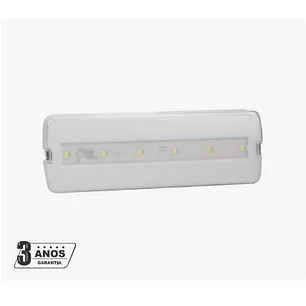 Armadura Emergência Permanente e não Permanente 6500K 3W 150Lm IP20 - R-Electric