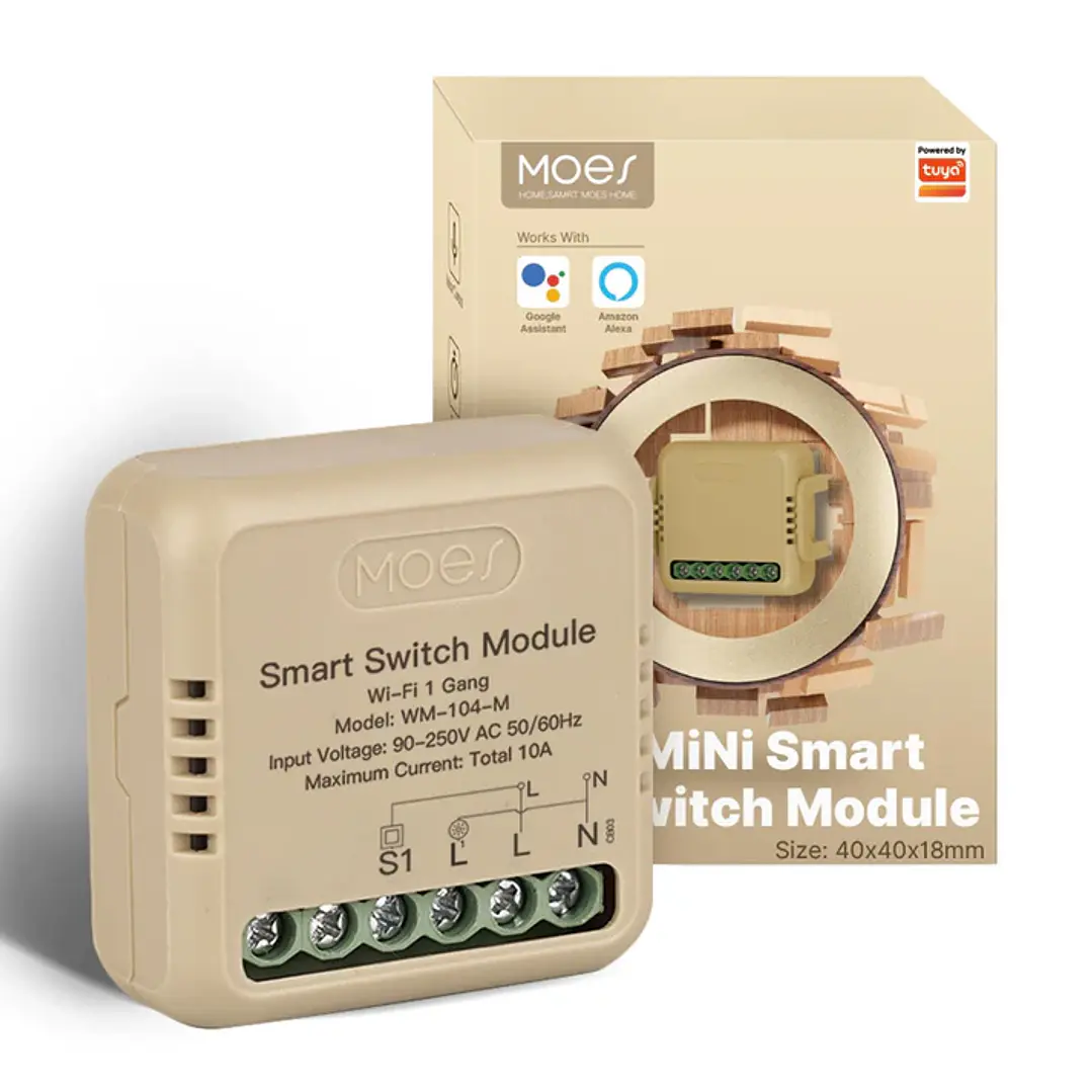 Mini Módulo 1 Canal Wi-Fi Tuya / Smartlife Moes 1