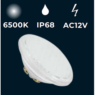 Lâmpada Led Piscina PAR56 35W 3500lm 6500K Maxled