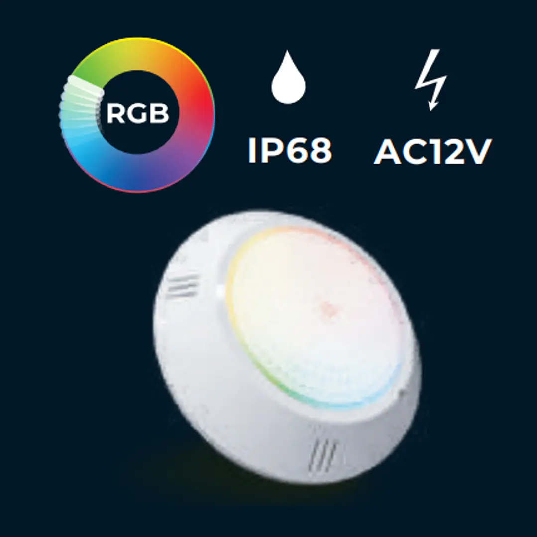 Foco Led Piscina Saliente 35W RGB Maxled 1