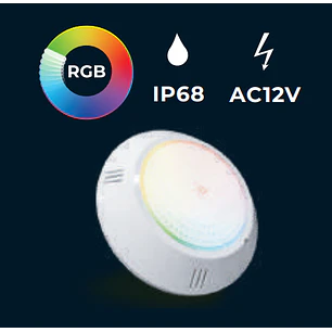 Foco Led Piscina Saliente 18W RGB Maxled